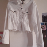 Giubbino jeans corto ragazza