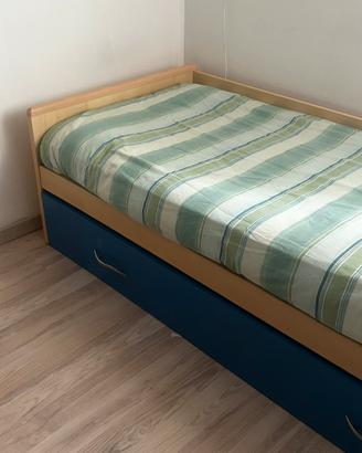 Letto singolo che diventa matrimoniale