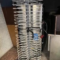 Carrello Porta piatti con ruote e bloccoruote