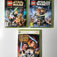 Lotto Star Wars Xbox 360 - LEGO, Clone Wars