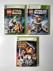 Lotto Star Wars Xbox 360 - LEGO, Clone Wars