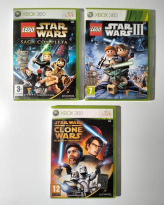 Lotto Star Wars Xbox 360 - LEGO, Clone Wars