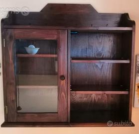 vetrinetta in legno 