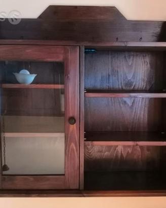 vetrinetta in legno 
