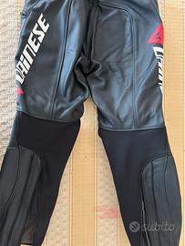 PANTALONI DAINESE MOTO IN PELLE PERFORATA UOMO