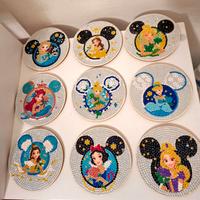 Set 9 sottobicchieri Principesse Disney