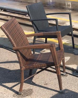 Sedie in rattan