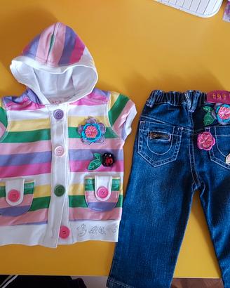 Abbigliamento vestiti bambina 12 18 24 m