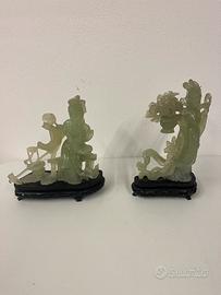 Coppia di Giade cinesi antiche