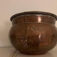 Set di oggetti antichi in rame artigianali