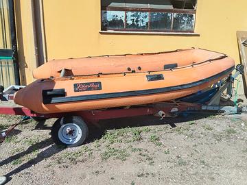 carrello gommone e motore