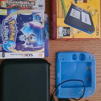 Nintrndo 2ds+giochi pokemon e powersavaes 