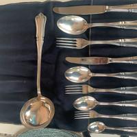 Antico pregiato serv.Posate argento 800 F.Broggi