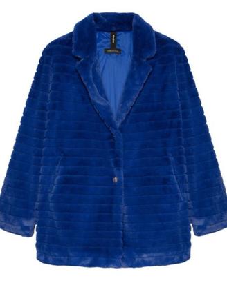 Cappotto pelliccia ecologica Fiorella Rubino 52/54