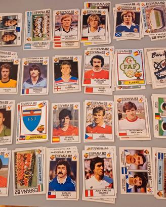 Lotto figurine panini spagna 82