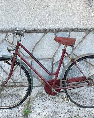 Bici da donna d'epoca anni '40/'50 da restaurare
