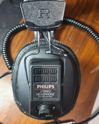Cuffie Philips SBC 487 Vintage Nere