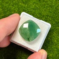Smeraldo naturale 10.00 ct taglio cushion