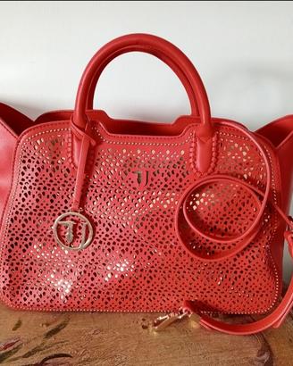 Borsa rossa Trussardi ecopelle