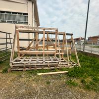 Bancali pallet cavallette in legno
