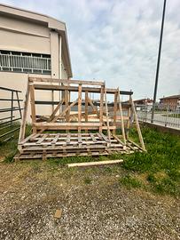 Bancali pallet cavallette in legno