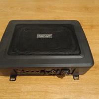 Subwoofer auto attivo sotto sedile slim 600W