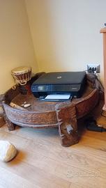 Tavolo basso stile indiano, macina indiana