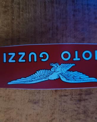 adesivo vintage moto Guzzi 