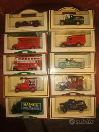 Lotto 10 auto Lledo Days Gone box vintage