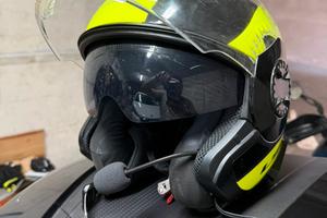Casco jet ls2 verso interfono
