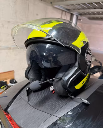 Casco jet ls2 verso interfono