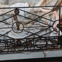 spalliere letto d'epoca d'antiquariato 