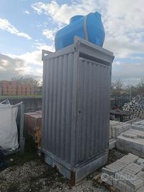 BAGNO CHIMICO PREFABBRICATO IN LAMIERA ZINCATO