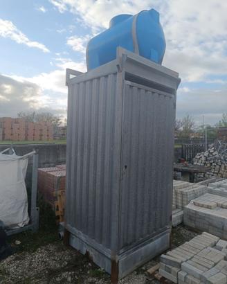 BAGNO CHIMICO PREFABBRICATO IN LAMIERA ZINCATO