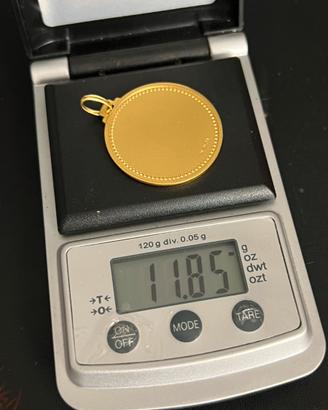 Grande Ciondolo Medaglia oro giallo 18kt