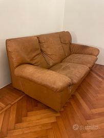 divano pelle anni 70 