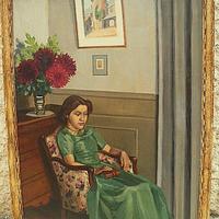 Quadro ad olio su tela anni '30-'40