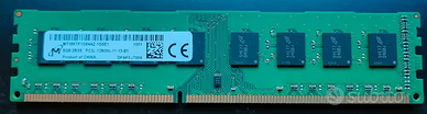 RAM 8GB DDR3L DIMM 1600MHz (PC3L-12800U)