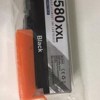 5 cartucce 580XXL inchiostro Nero per Canon Pixma