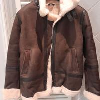 GIACCA VERA PELLE MONTONE SHEARLING NUOVA