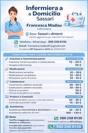 Infermiera a domicilio- iniezioni e medicazioni