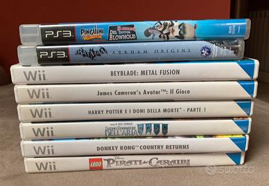 Lotto di giochi (6 wii + 2 Ps3)