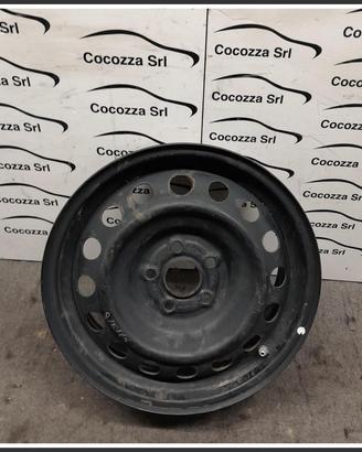 Cerchio Singolo Ferro 15 Pollici 6.0J 5 X ET 45 TO