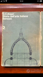Libro di storia dell'arte ARGAN VOL 2