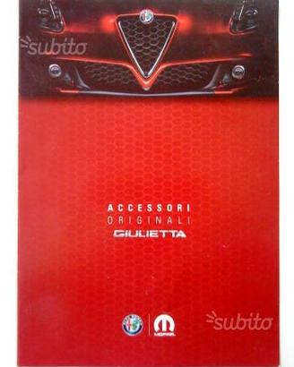 Dépliant accessori originali Alfa Romeo Giulietta