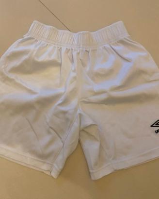 Pantaloncini bianchi Umbro, sportivi, misura XXS