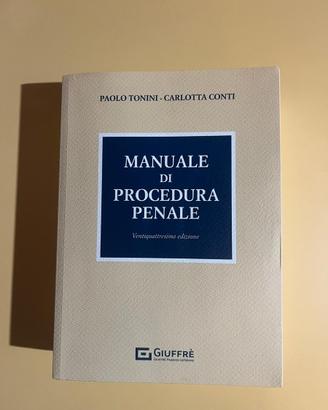 Manuale di procedura penale, XXIV ed.