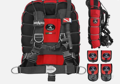 GAV Fly Tech DiveSystem + 4 Tasche Taglia L/XL