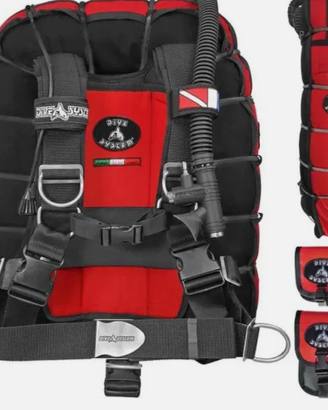 GAV Fly Tech DiveSystem + 4 Tasche Taglia L/XL