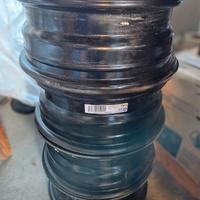 Set 4 cerchi in ferro per ruote 15 pollici